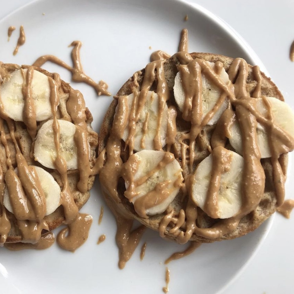 peanut butter waffles