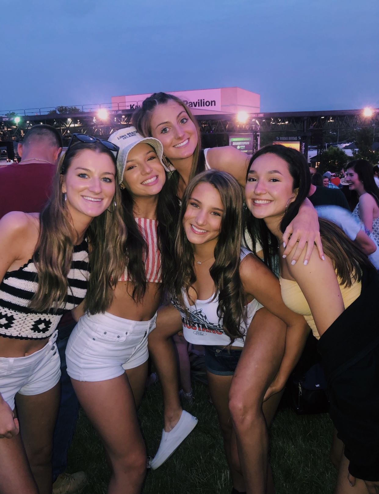 friends at a concert